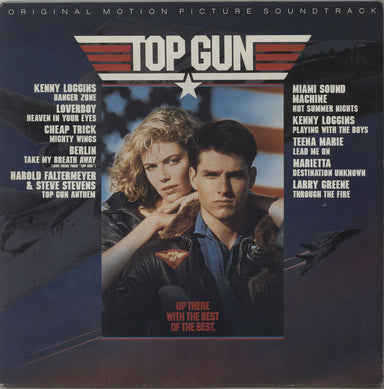 Original Soundtrack Top Gun UK vinyl LP album (LP record) CBS70296