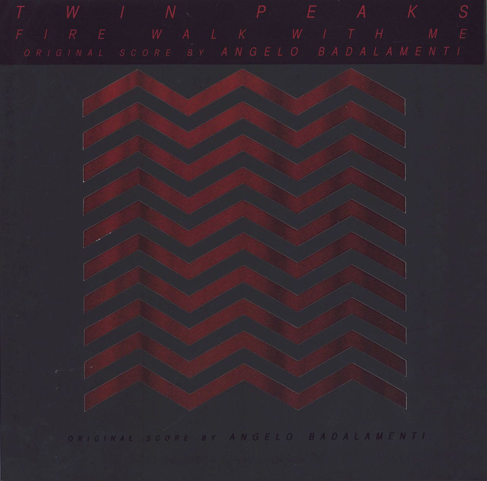 Original Soundtrack Twin Peaks - Fire Walk With Me - Red Vinyl US 2-LP vinyl record set (Double LP Album) DW156