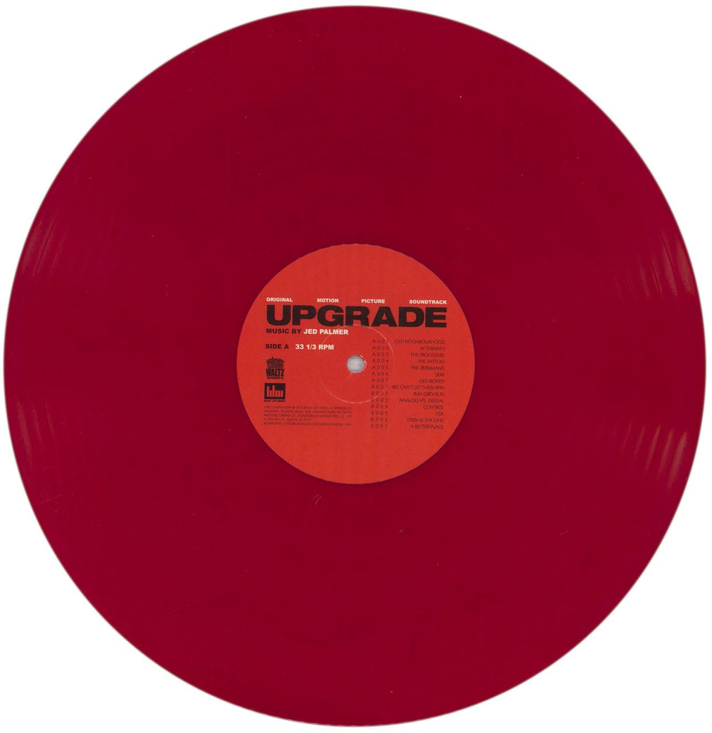 Original Soundtrack Upgrade - 180gm Red Vinyl + Obi US vinyl LP album (LP record) OSTLPUP847400