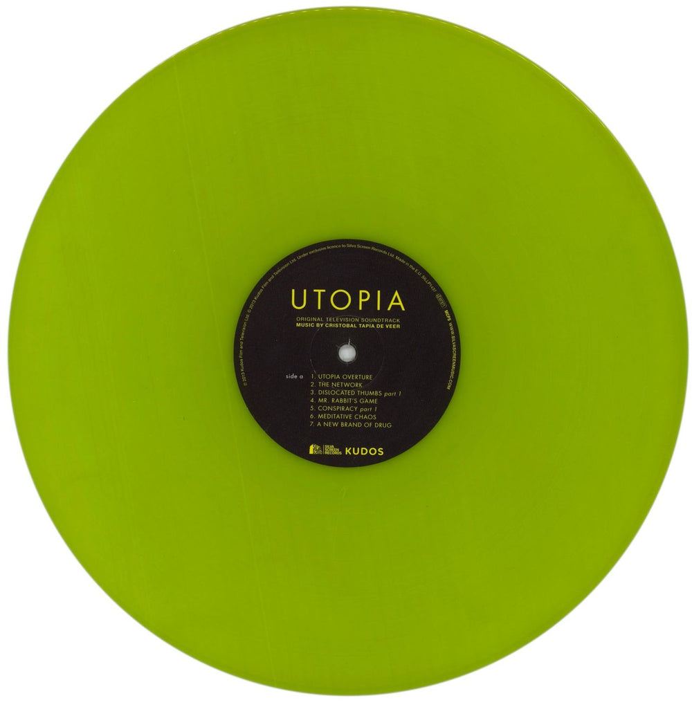 Original Soundtrack Utopia [Original Television Soundtrack] - Yellow Vinyl UK 2-LP vinyl record set (Double LP Album) OST2LUT845766