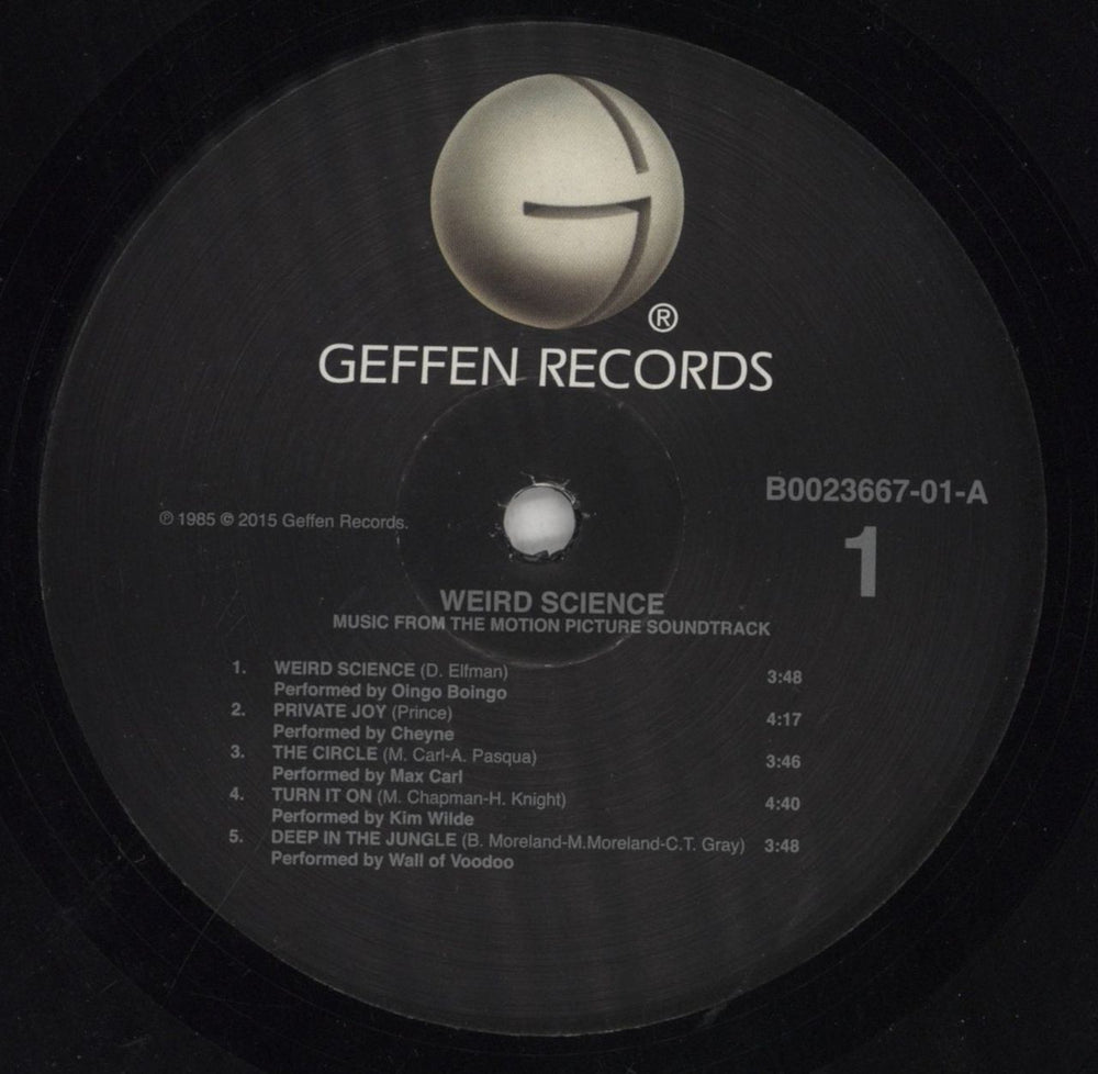 Original Soundtrack Weird Science US vinyl LP album (LP record) OSTLPWE851950