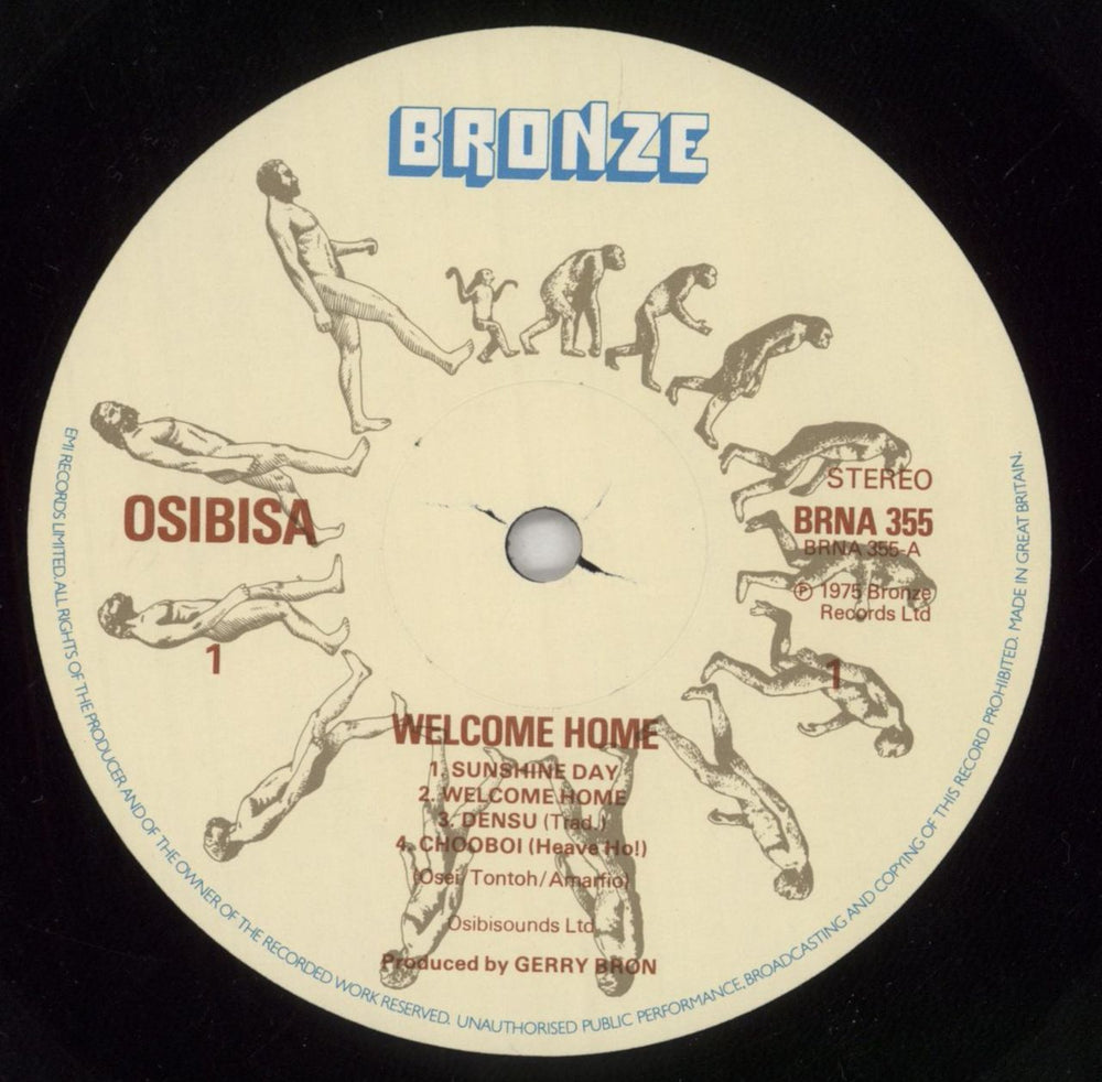 Osibisa Welcome Home UK vinyl LP album (LP record) OSILPWE287007