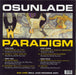 Osunlade Paradigm UK 2-LP vinyl record set (Double LP Album) 5026328000527