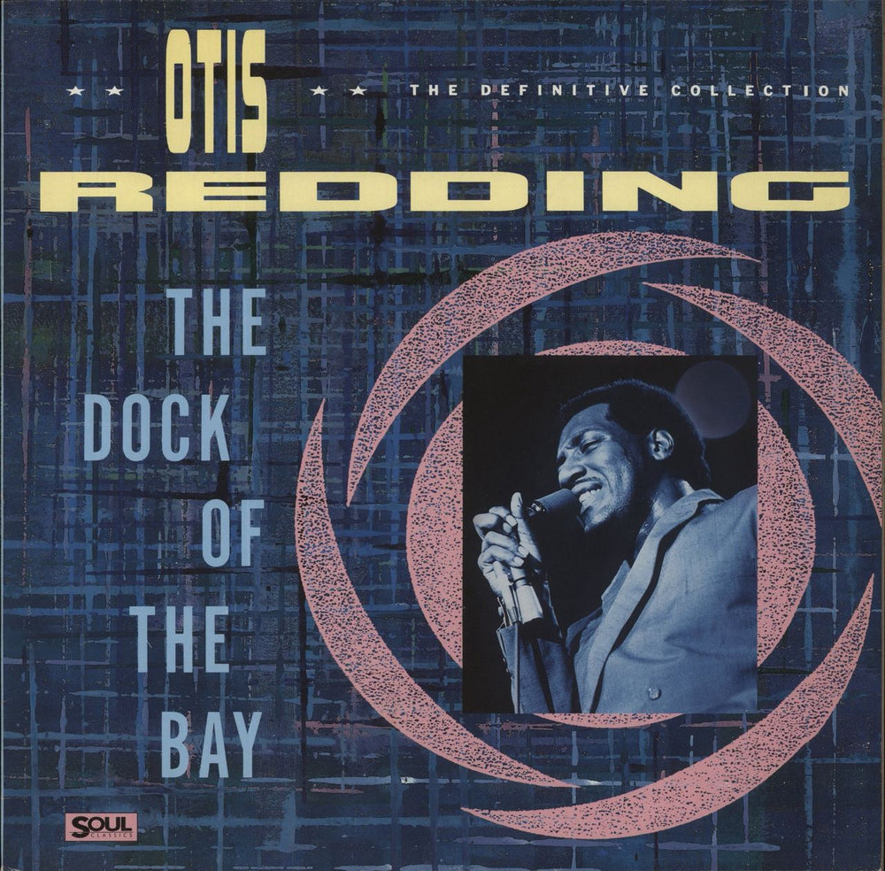 Otis Redding The Dock Of The Bay - The Definitive Collection. Orange and black label German vinyl LP album (LP record) 241117-1