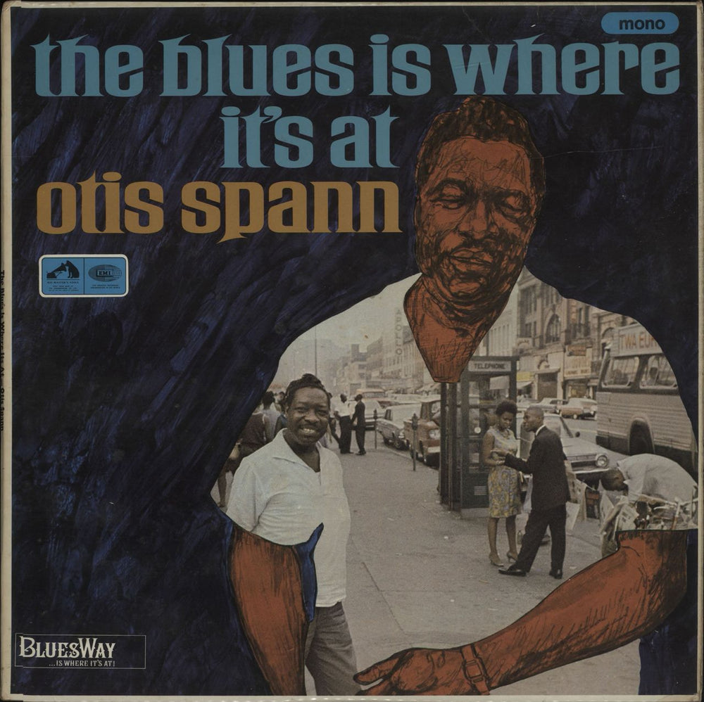 Otis Spann The Blues Is Where It's At UK vinyl LP album (LP record) CLP3609