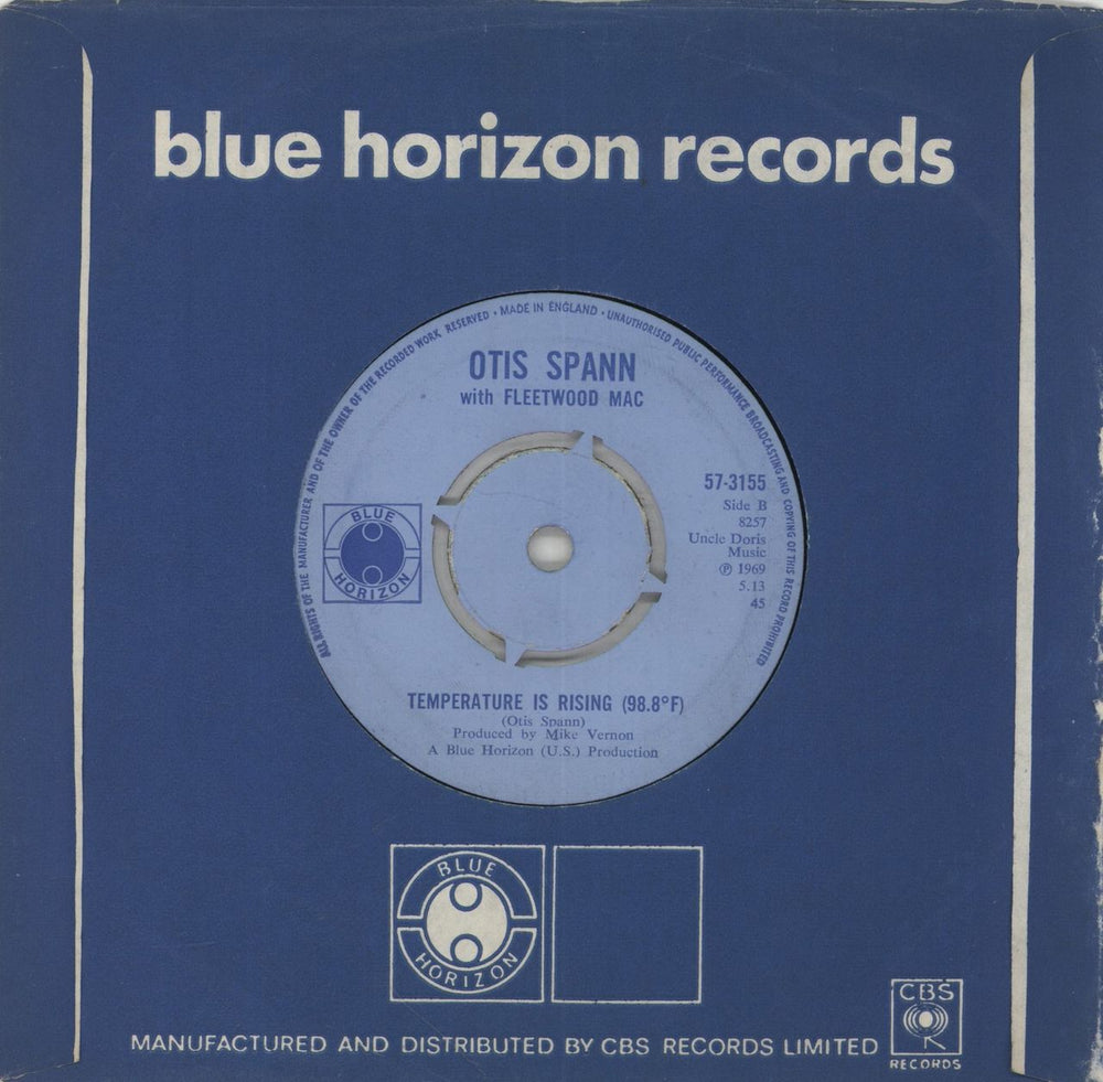 Otis Spann Walkin' UK 7" vinyl single (7 inch record / 45)