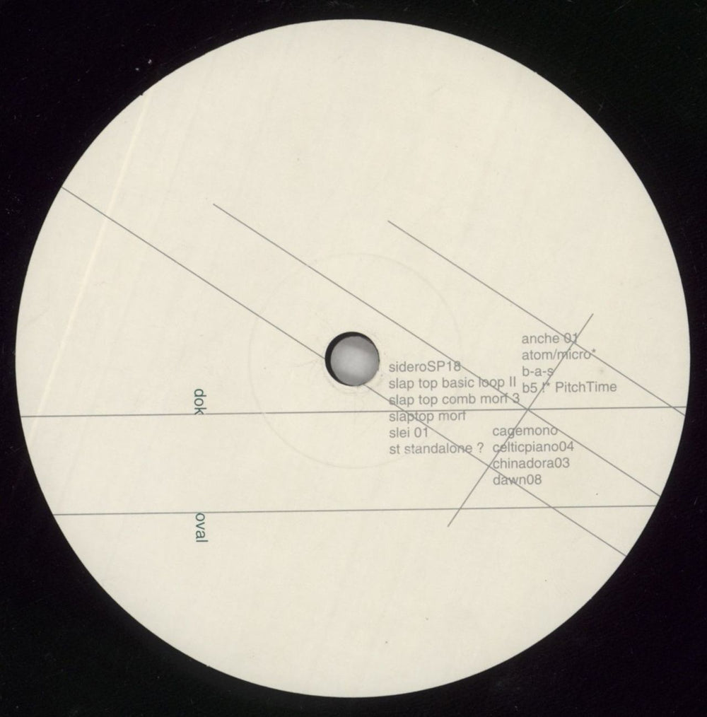 Oval Dok US vinyl LP album (LP record) 3ZBLPDO860407