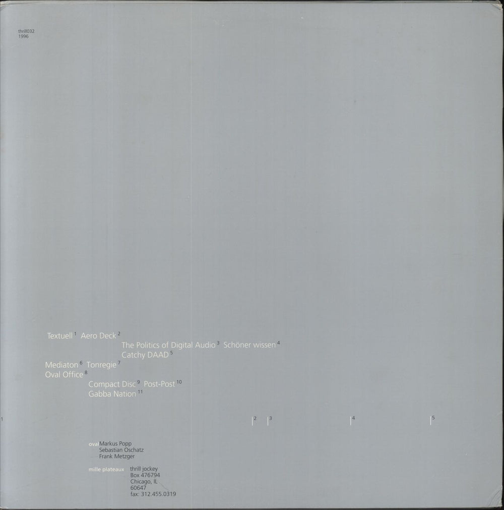 Oval Systemisch - Clear Vinyl US 2-LP vinyl record set (Double LP Album)