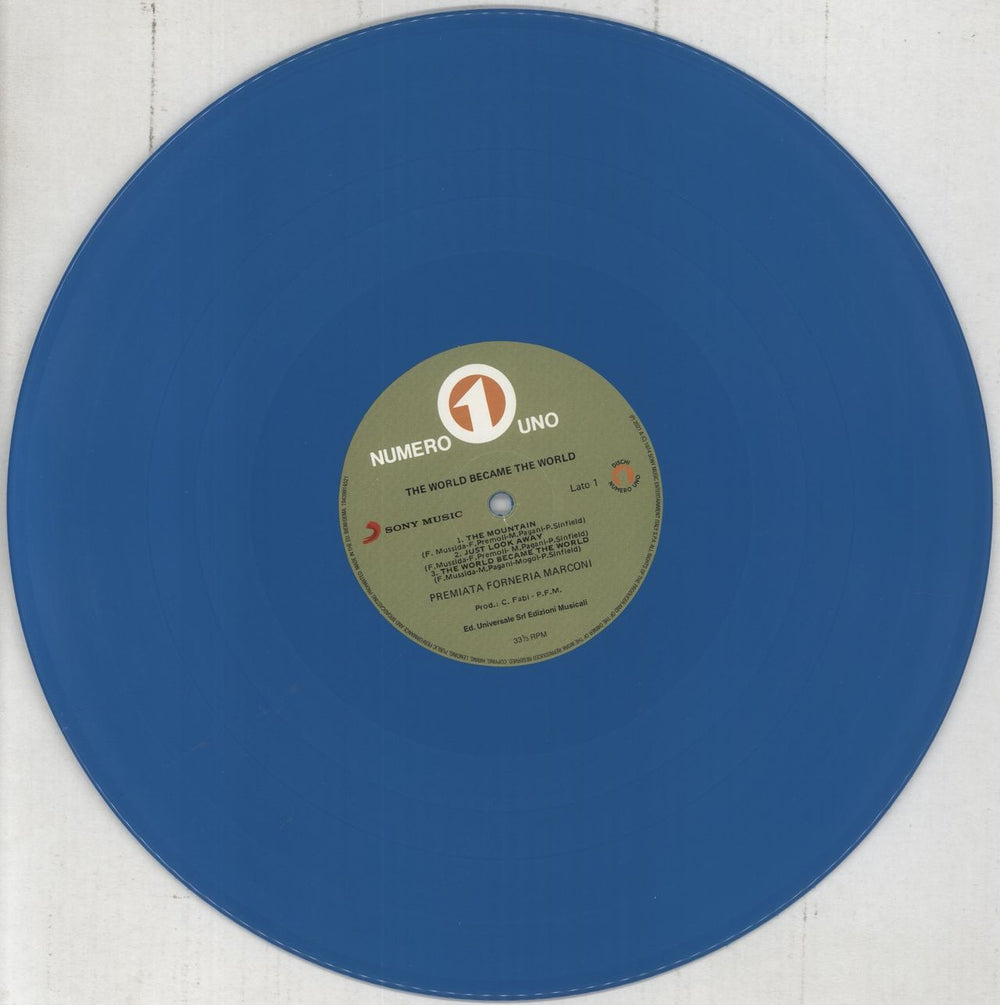 P.F.M. The World Became The World Italian vinyl LP album (LP record) PFMLPTH859750