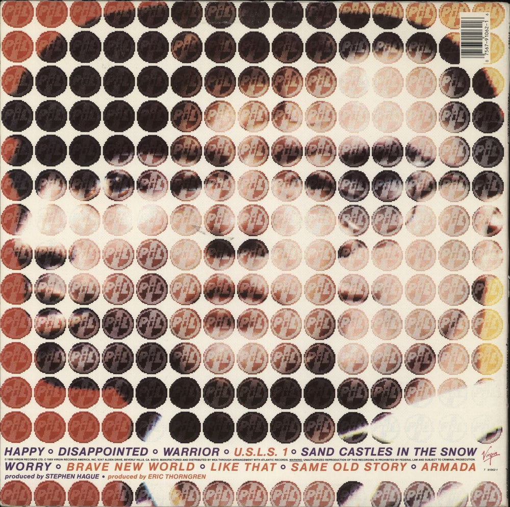 P.I.L. 9 (Nine) UK vinyl LP album (LP record) 075679106216