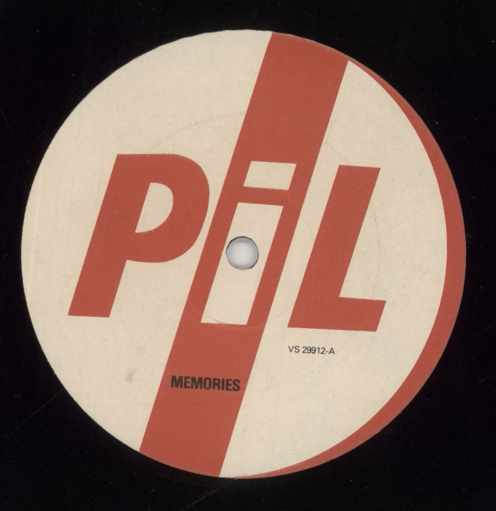 P.I.L. Memories UK 12" vinyl single (12 inch record / Maxi-single) PIL12ME138800