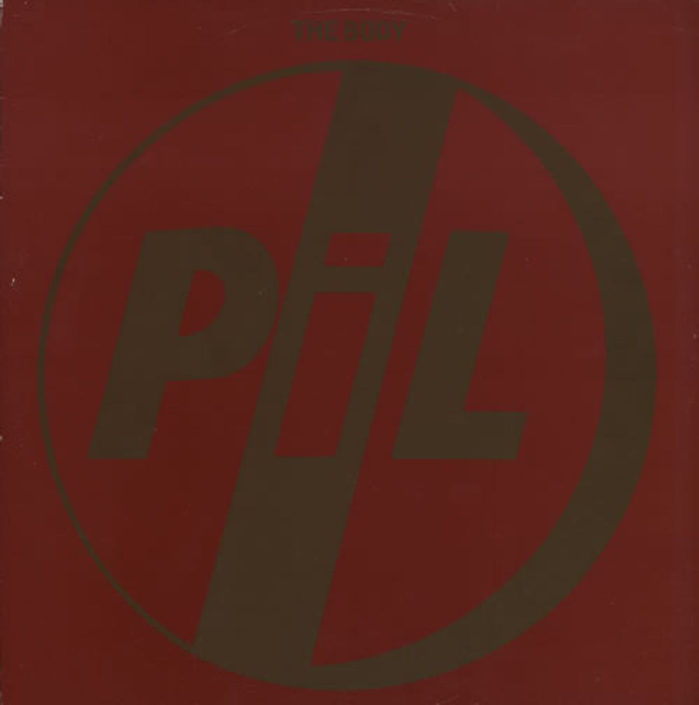 P.I.L. The Body UK 12" vinyl single (12 inch record / Maxi-single) VST1010