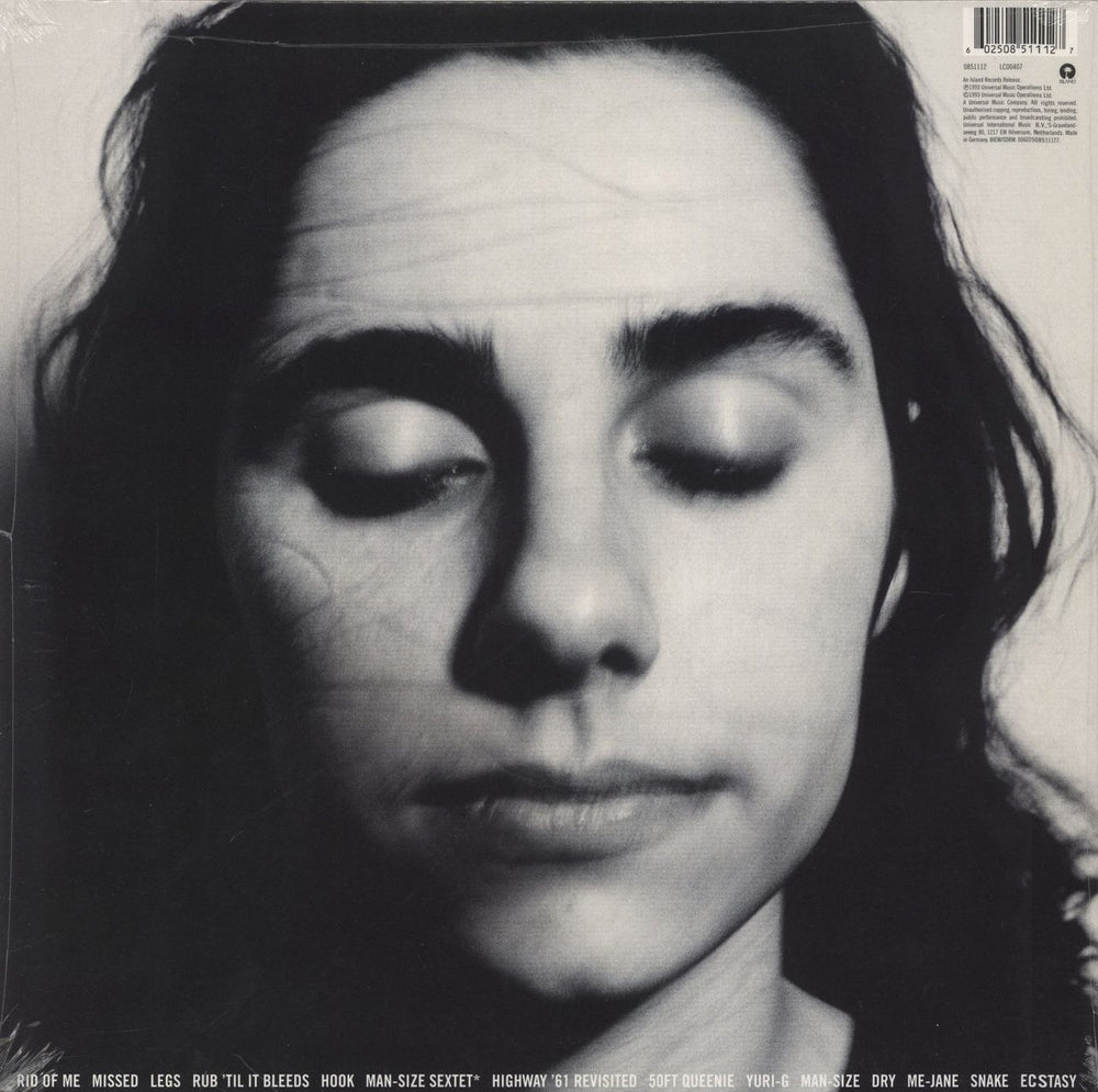 P.J. Harvey Rid Of Me UK vinyl LP album (LP record) 602508511127