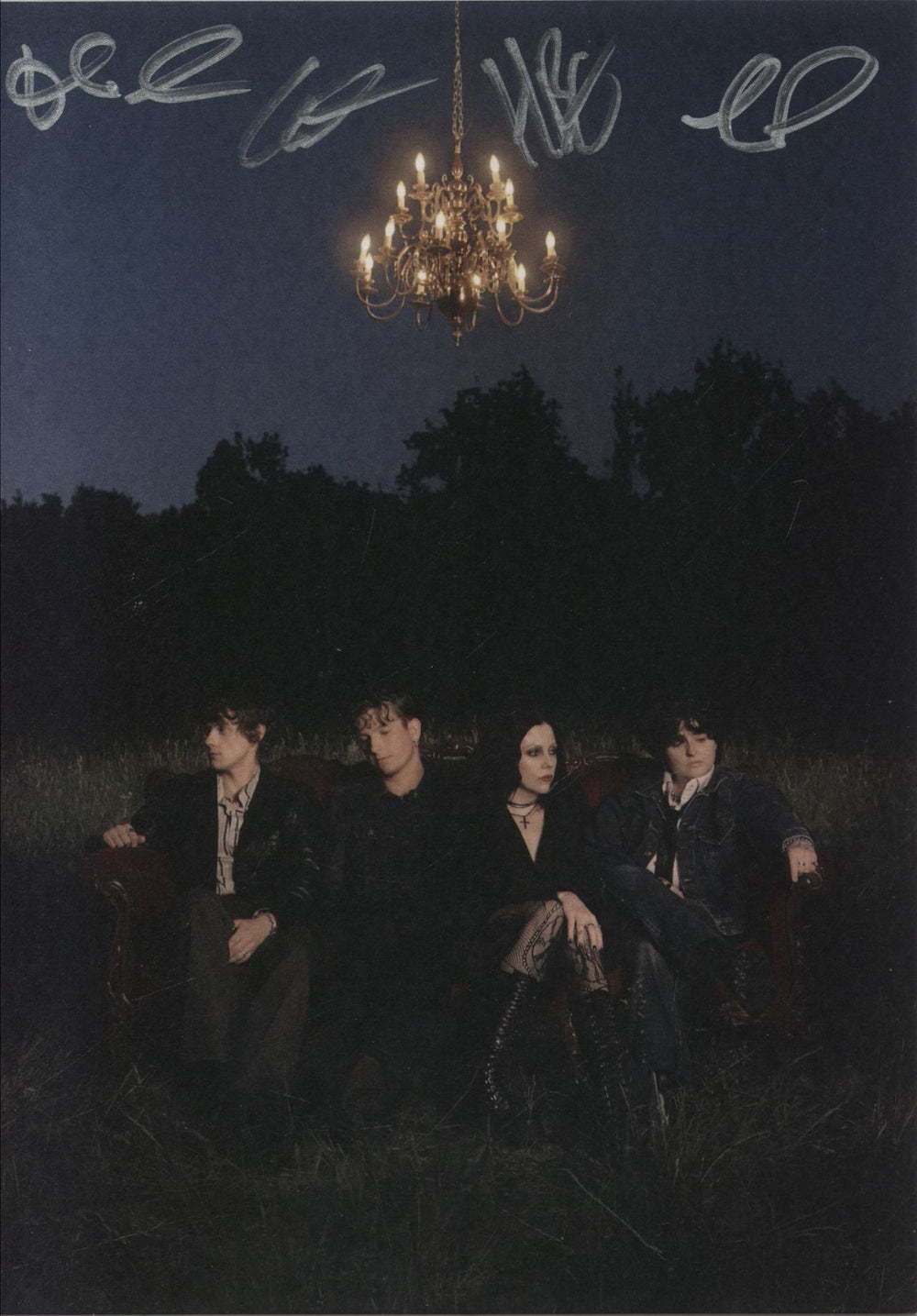 Pale Waves Smitten - Cream Vinyl + Signed Insert UK vinyl LP album (LP record)