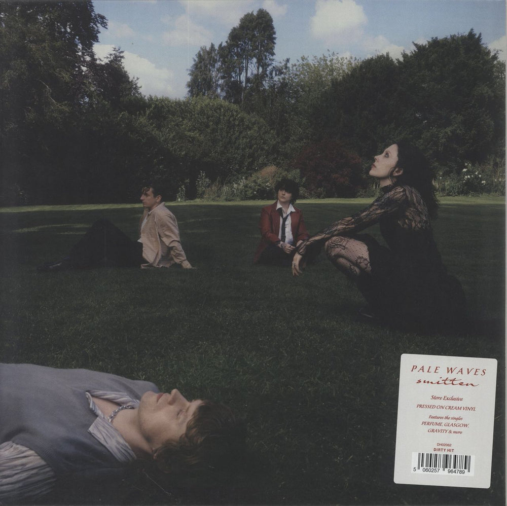 Pale Waves Smitten - Cream Vinyl + Signed Insert UK vinyl LP album (LP record) DH02062