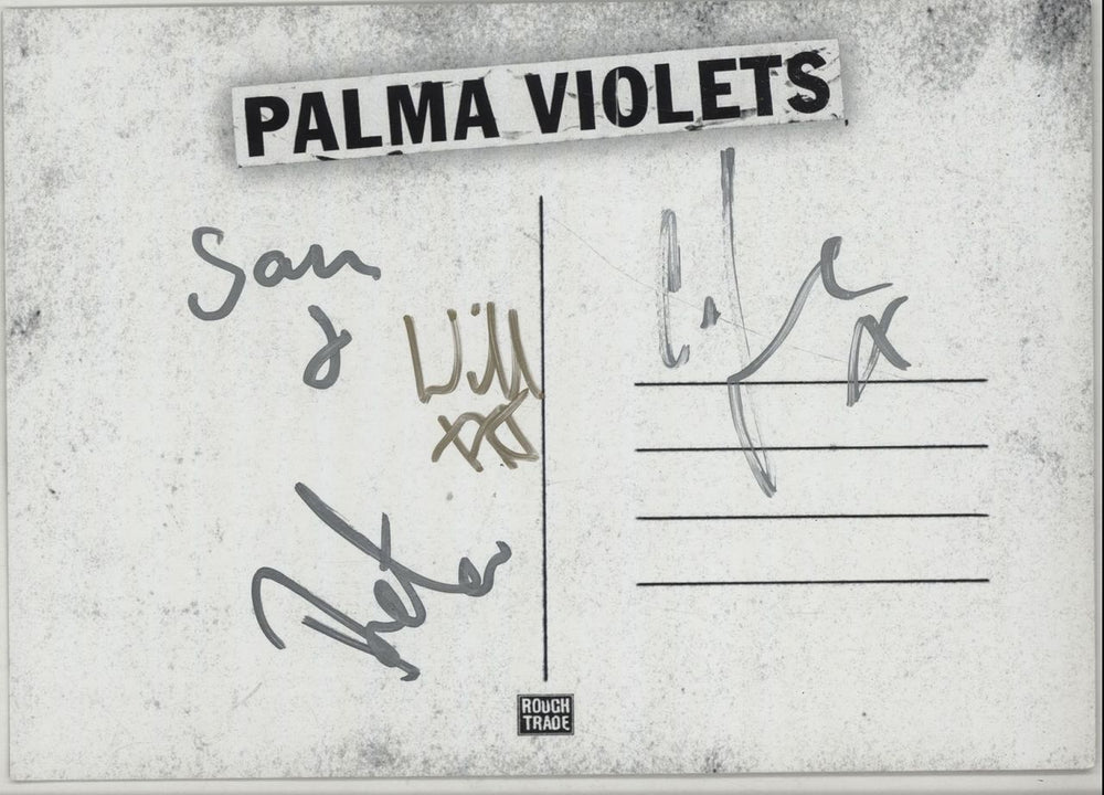 Palma Violets 180 (One Hundred & Eighty) + Bonus CD - Autographed Card UK vinyl LP album (LP record) 2013