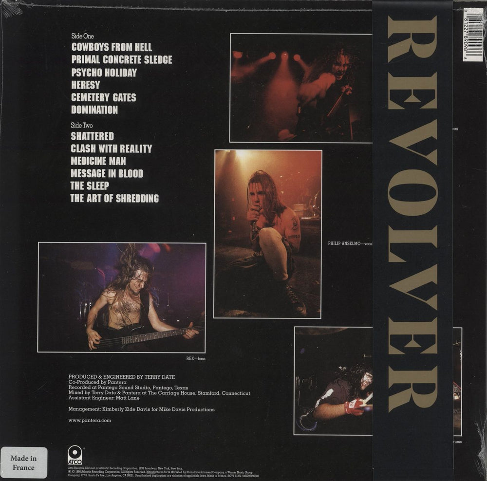 Pantera Cowboys From Hell - Revolver Magazine Edition - White & Whiskey Brown Marbled Vinyl US vinyl LP album (LP record) 081227890988