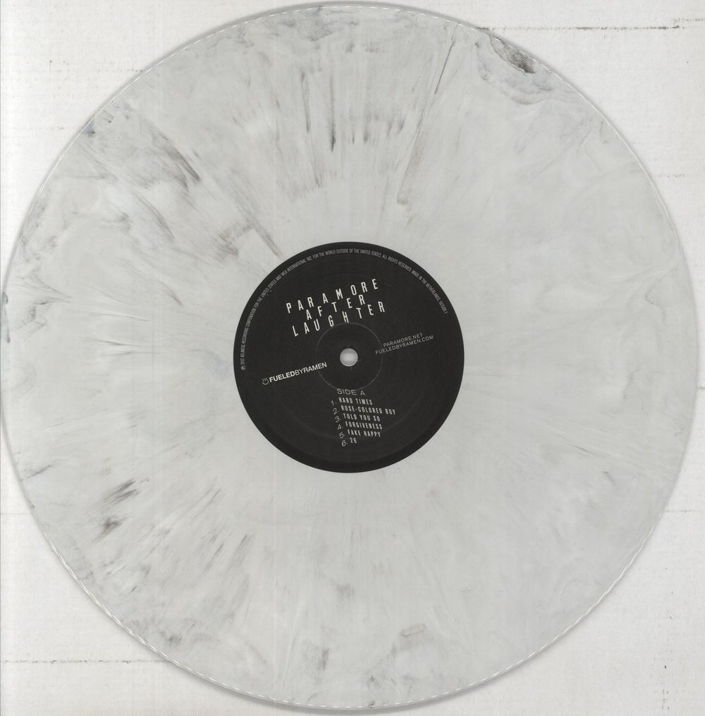 Paramore After Laughter - Black & White Marbled Vinyl UK vinyl LP album (LP record) OR8LPAF781022