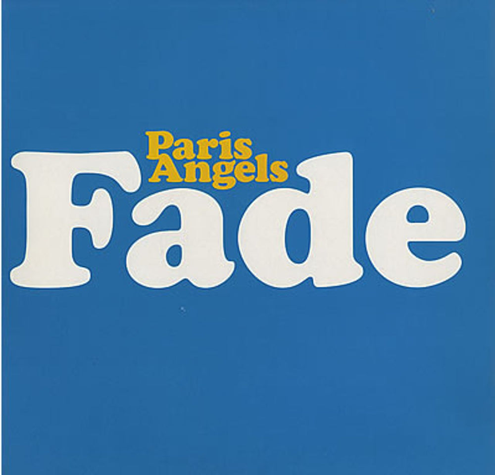 Paris Angels Fade UK 12" vinyl single (12 inch record / Maxi-single) VST1365