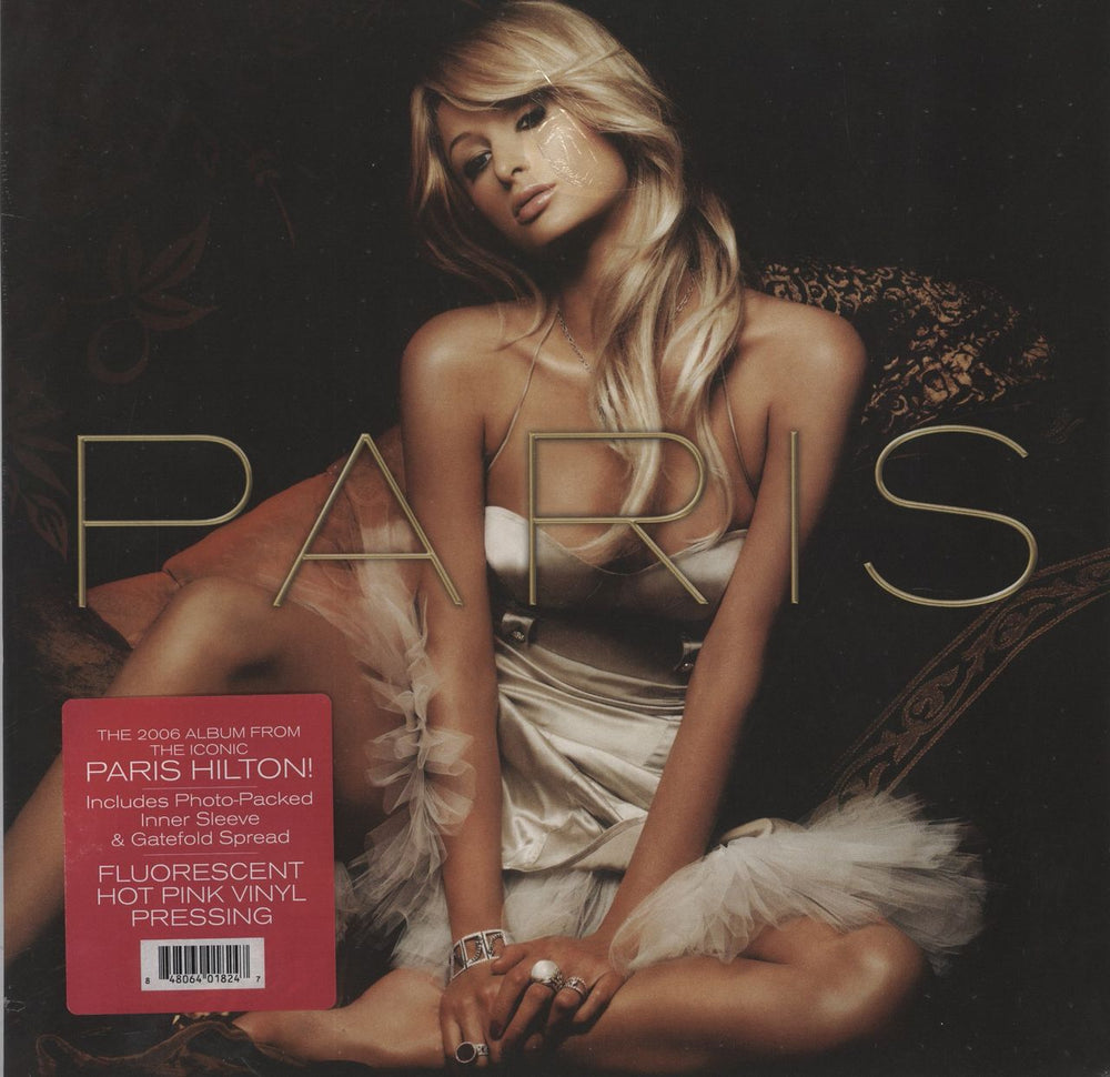 Paris Hilton Paris - Hot Pink Vinyl - Sealed US vinyl LP album (LP record) RGM-1824