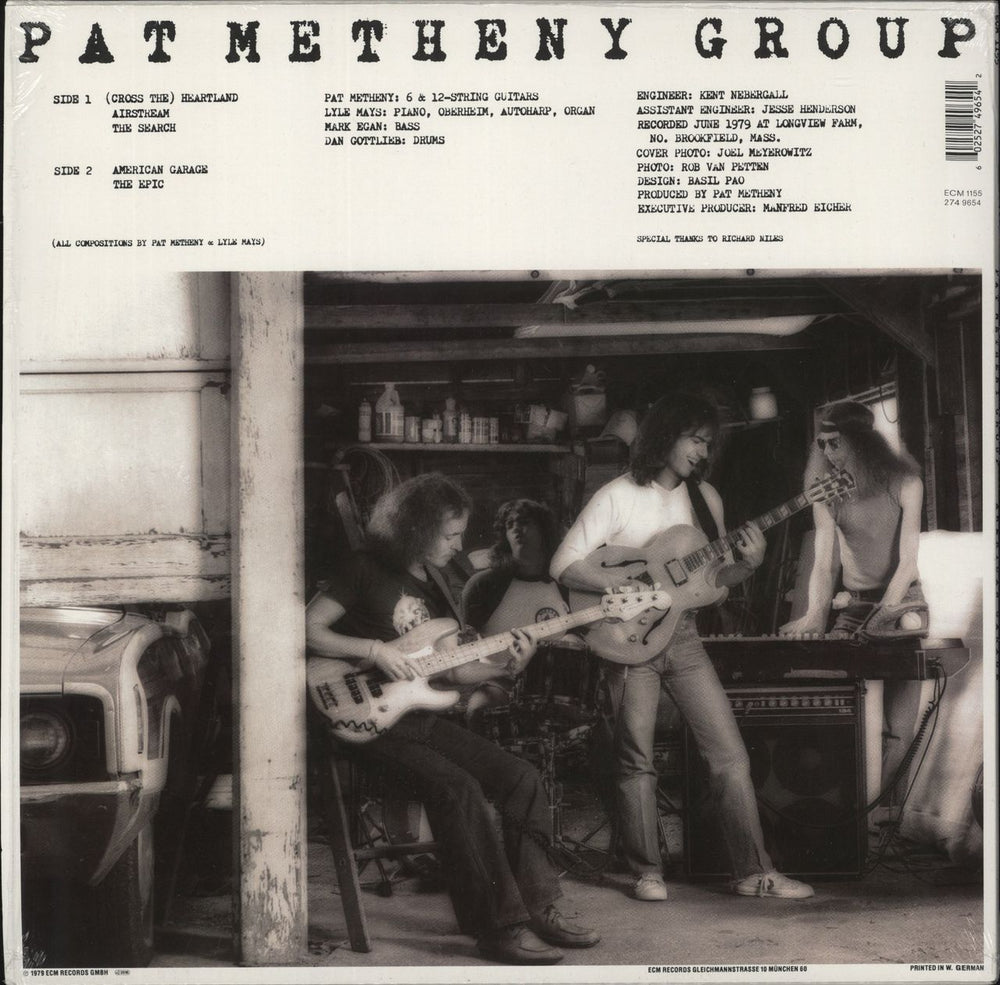 Pat Metheny American Garage German vinyl LP album (LP record) 602527496542