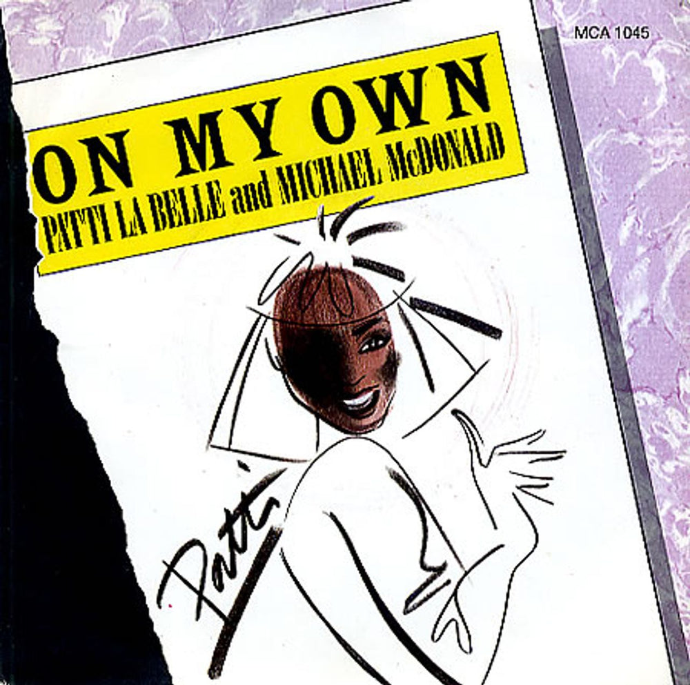 Patti LaBelle On My Own UK 7" vinyl single (7 inch record / 45) MCA1045