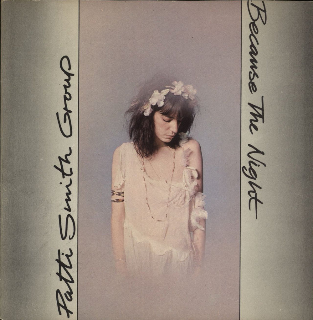 Patti Smith Because The Night - P/S UK 7" vinyl single (7 inch record / 45) ARIST181