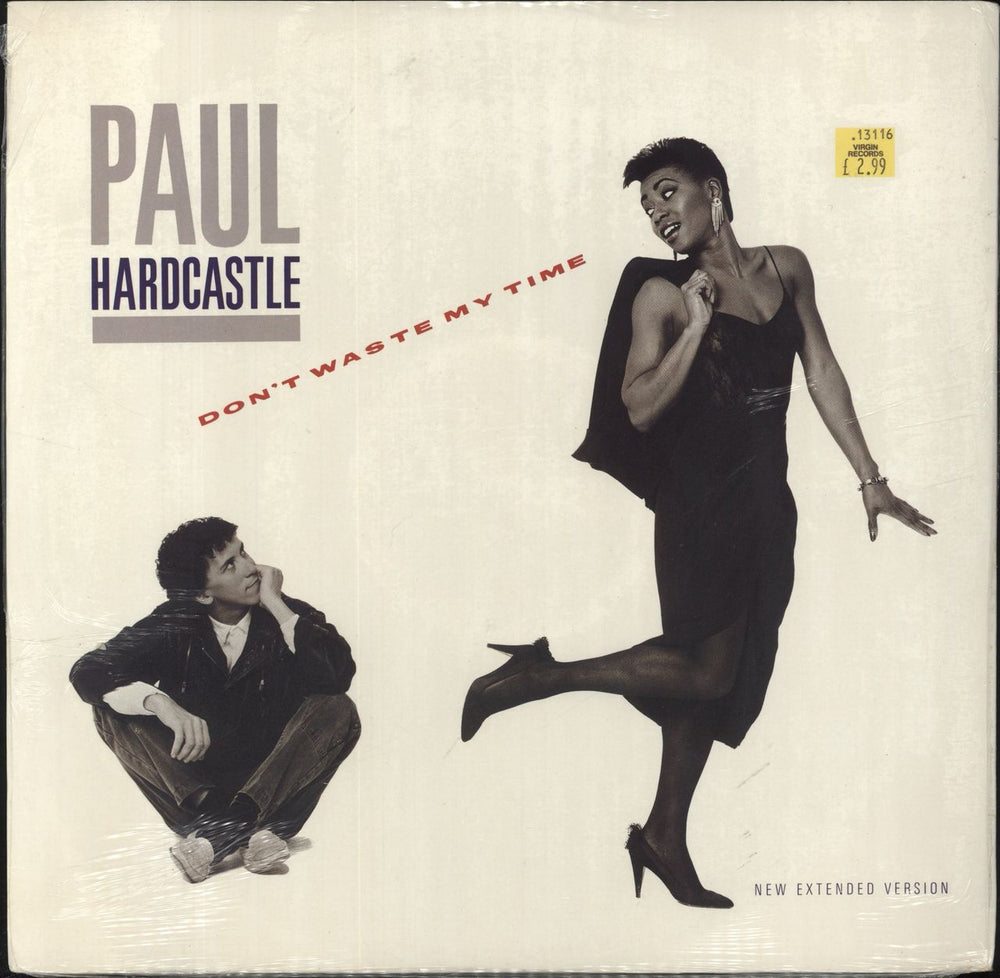 Paul Hardcastle Don't Waste My Time - Sealed UK 12" vinyl single (12 inch record / Maxi-single) PAULX1