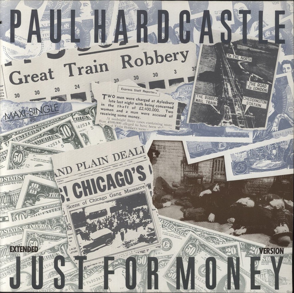 Paul Hardcastle Just For Money German 12" vinyl single (12 inch record / Maxi-single) 602098