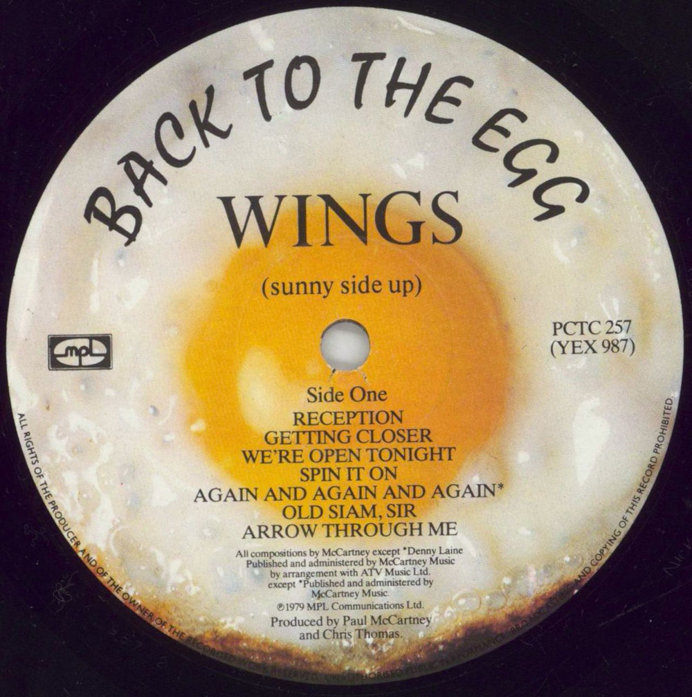 Paul McCartney and Wings Back To The Egg - EX UK vinyl LP album (LP record) MCCLPBA680076