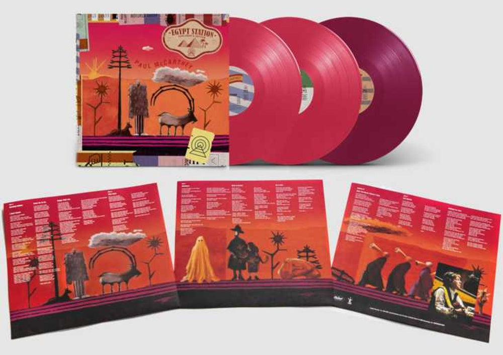 Paul McCartney and Wings Egypt Station: Explorer’s Edition - 180gm Coloured Vinyl - Sealed UK 3-LP vinyl record set (Triple LP Album) 7762788