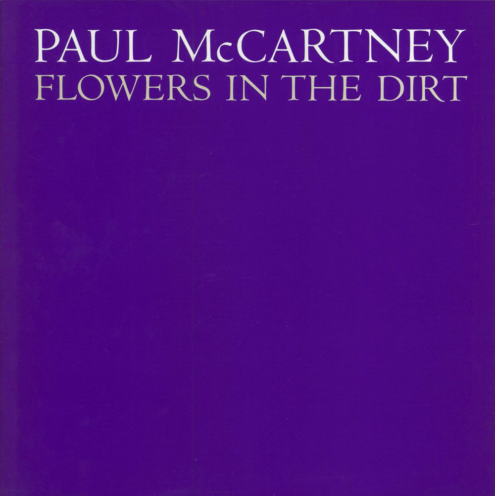 Paul McCartney and Wings Flowers In The Dirt - Complete - EX UK vinyl LP album (LP record)