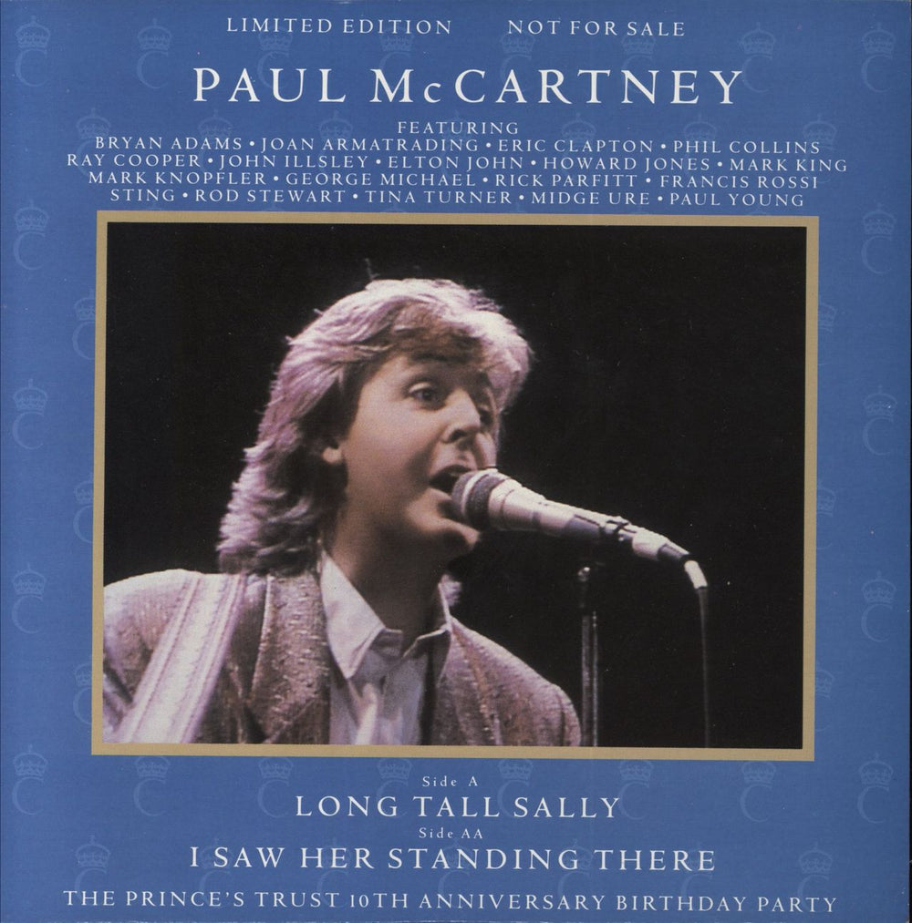 Paul McCartney and Wings Long Tall Sally UK Promo 7" vinyl single (7 inch record / 45) FREE21