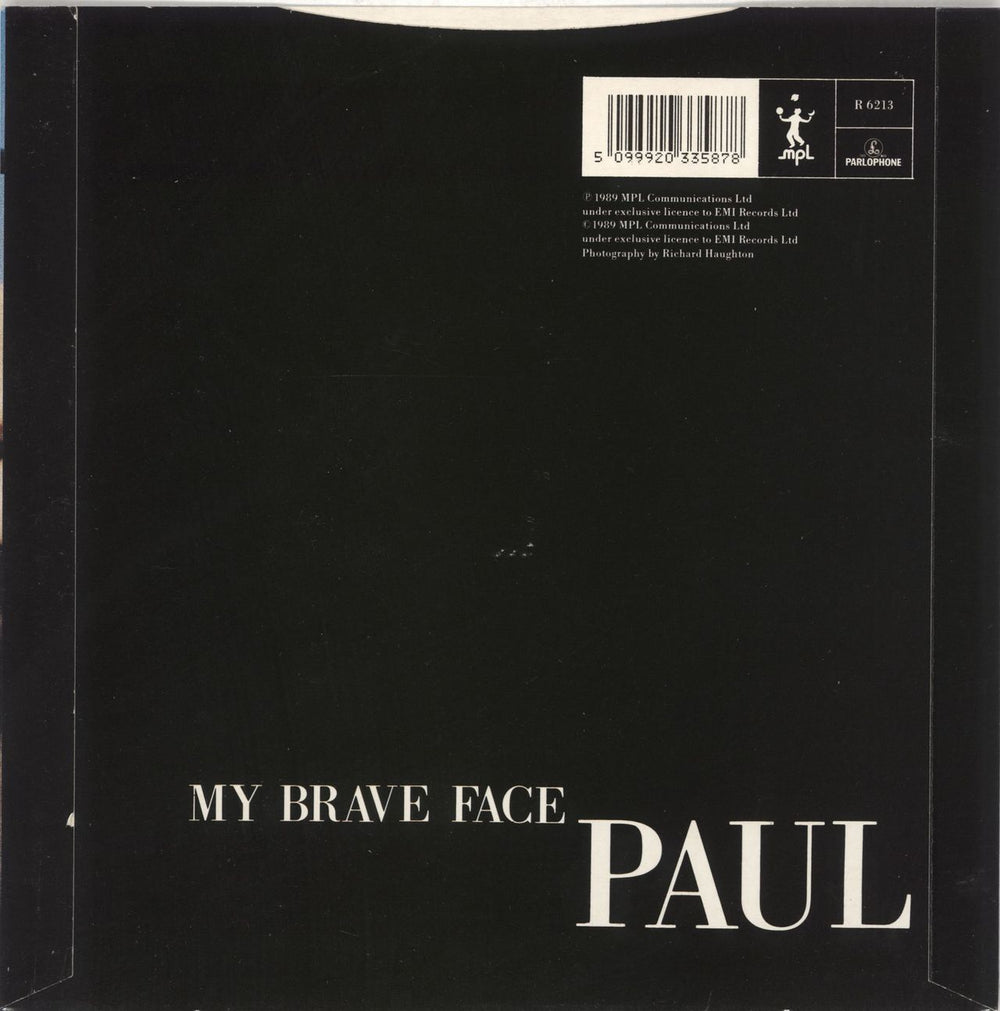 Paul McCartney and Wings My Brave Face - White label UK 7" vinyl single (7 inch record / 45) 5099920335878