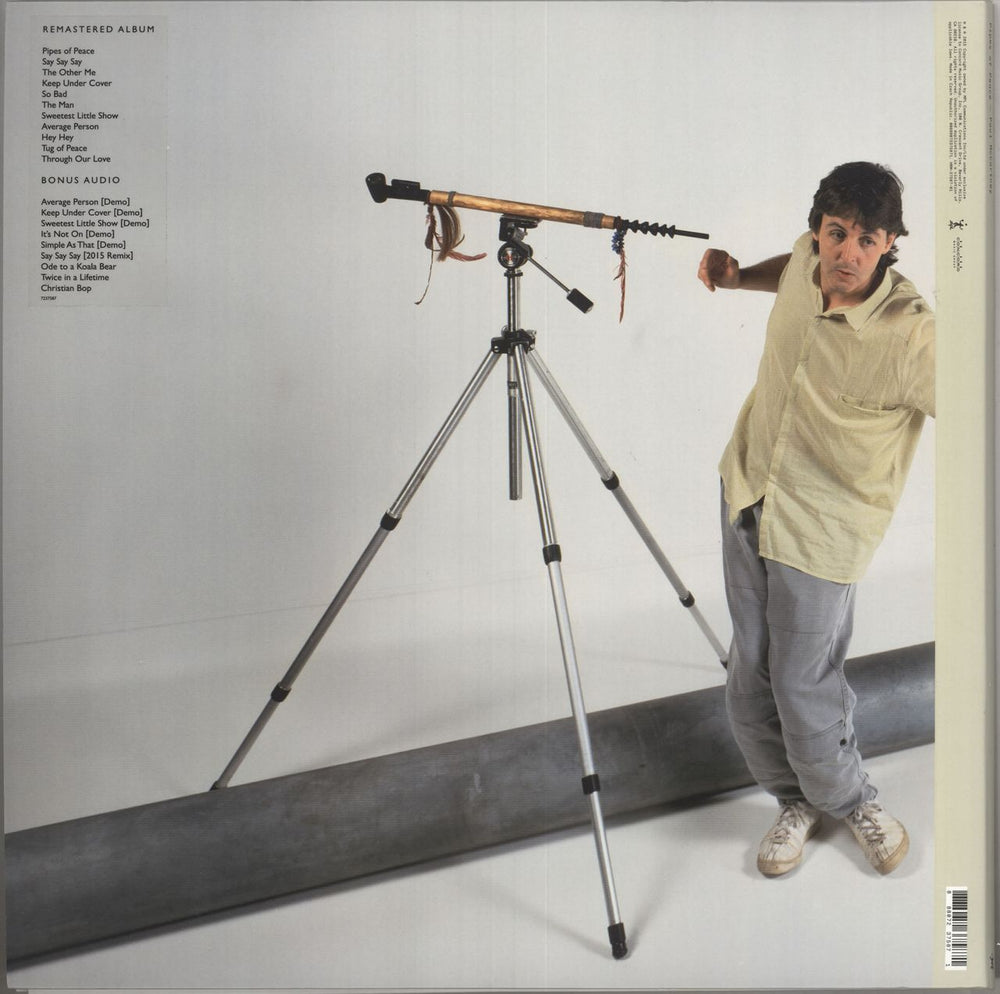 Paul McCartney and Wings Pipes Of Peace - 180gm UK 2-LP vinyl record set (Double LP Album) MCC2LPI735522