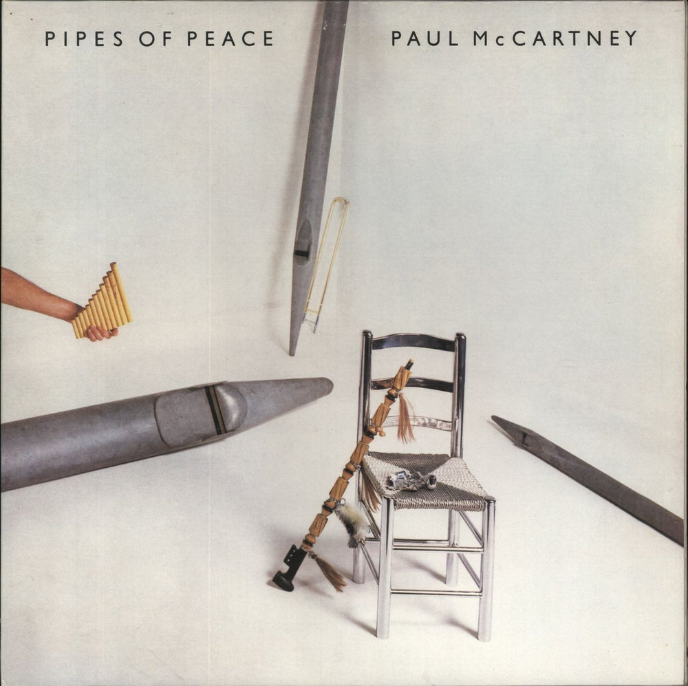 Paul McCartney and Wings Pipes Of Peace UK vinyl LP album (LP record) PCTC1652301