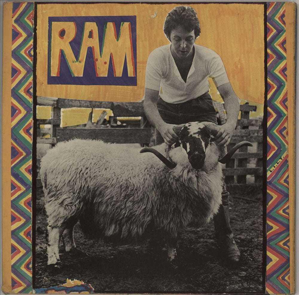 Paul McCartney and Wings Ram - 2nd - VG UK vinyl LP album (LP record) PAS10003