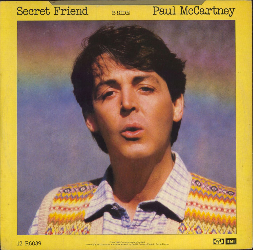 Paul McCartney and Wings Temporary Secretary + Sleeve - EX UK 12" vinyl single (12 inch record / Maxi-single) MCC12TE742793