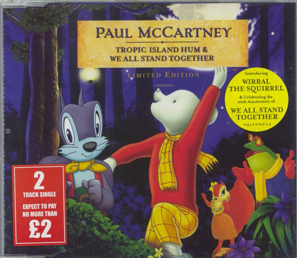 Paul McCartney and Wings Tropic Island Hum / We All Stand Together UK CD single (CD5 / 5") CDR6649