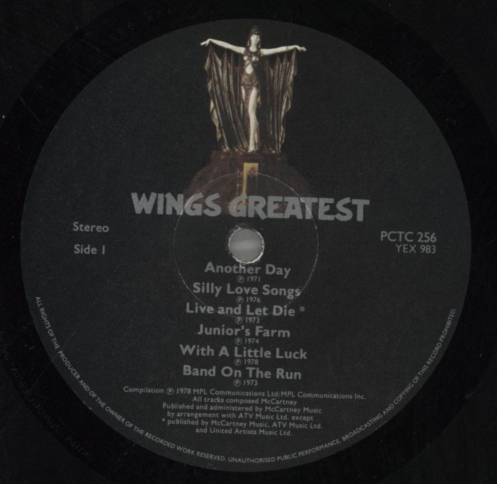 Paul McCartney and Wings Wings Greatest UK vinyl LP album (LP record) MCCLPWI253299