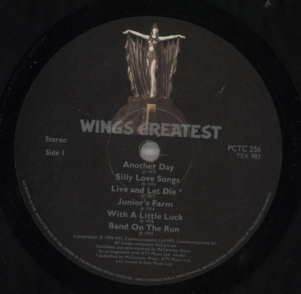 Paul McCartney and Wings Wings Greatest UK vinyl LP album (LP record) MCCLPWI807868