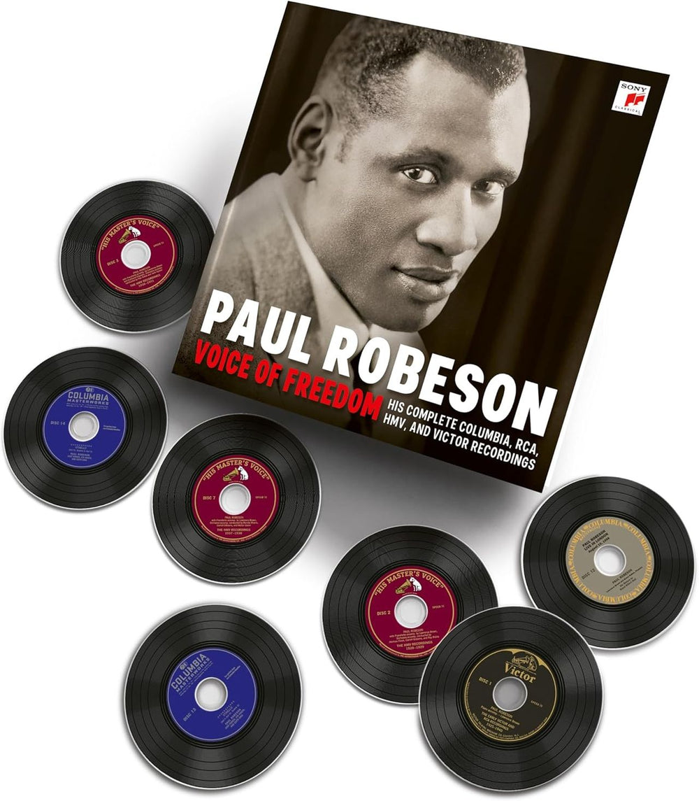 Paul Robeson Voice Of Freedom | Special 14-CD Edition + Hardcover Book - Sealed UK CD Album Box Set 194399774526