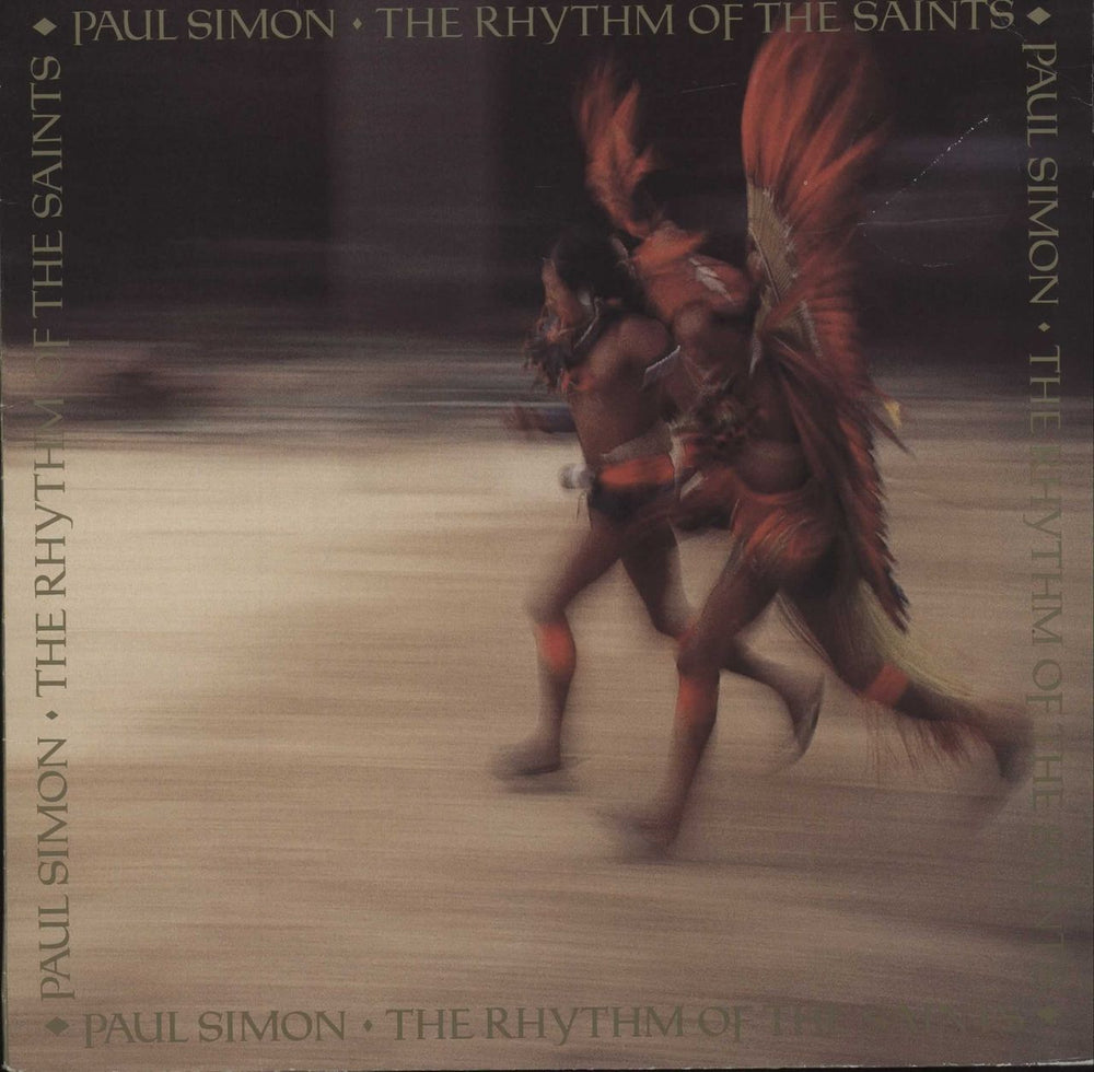 Paul Simon Rhythm Of The Saints UK vinyl LP album (LP record) WX340