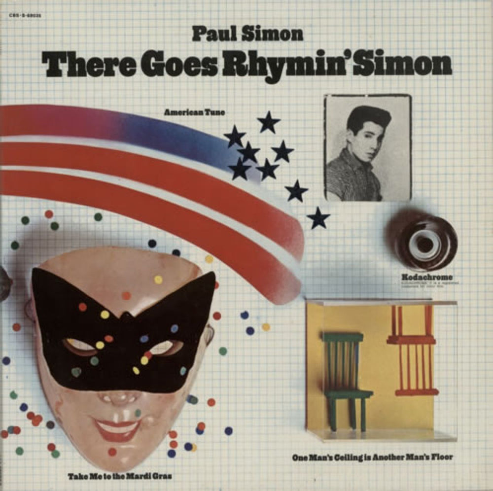 Paul Simon There Goes Rhymin' Simon Spanish vinyl LP album (LP record) CBS-S-69035