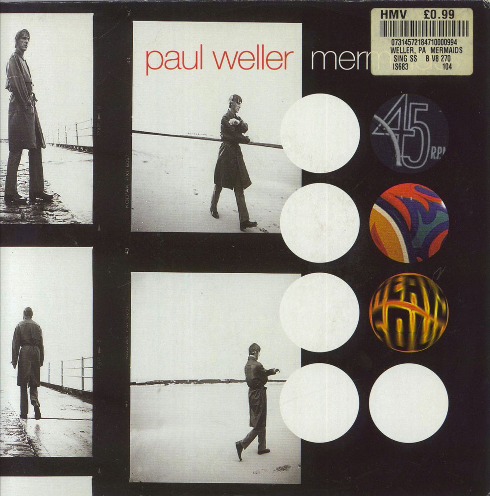 Paul Weller Mermaids UK 7" vinyl single (7 inch record / 45) IS683