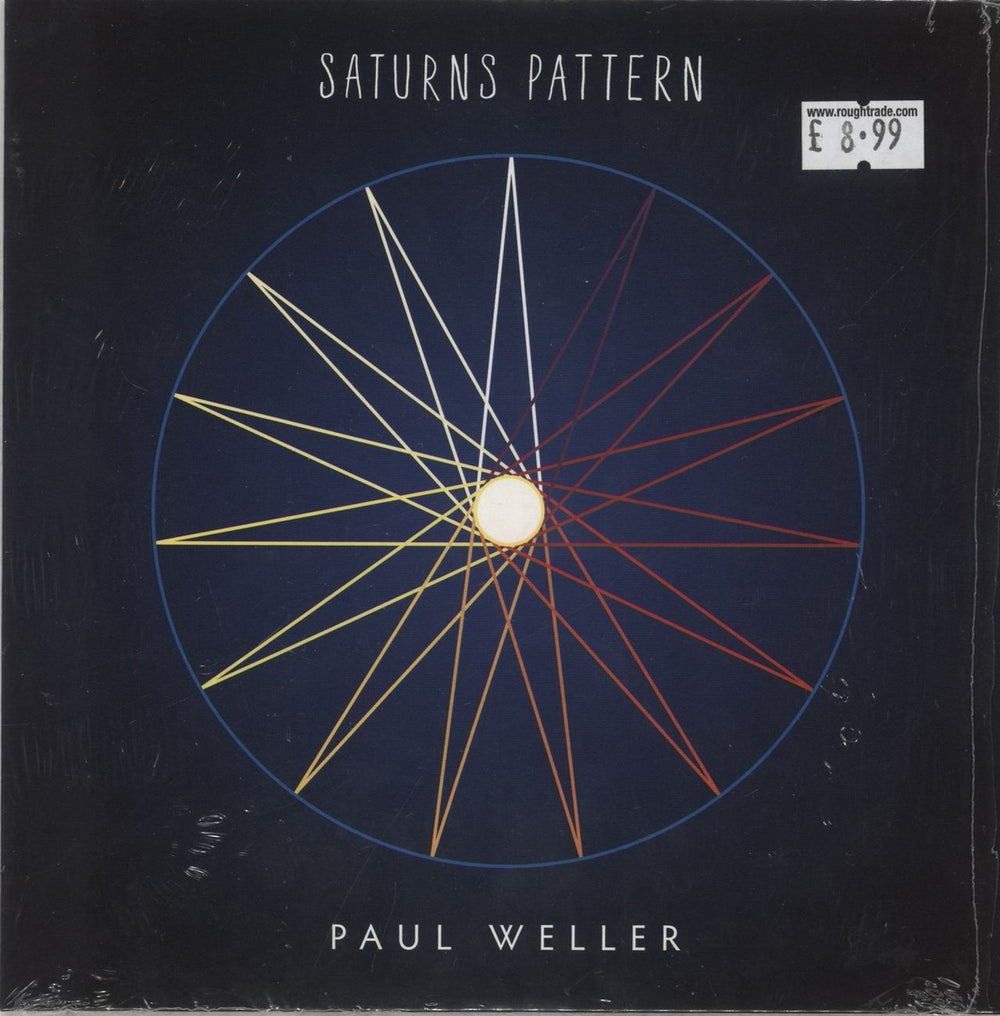 Paul Weller Saturns Pattern UK 7" vinyl single (7 inch record / 45) 0825646141876