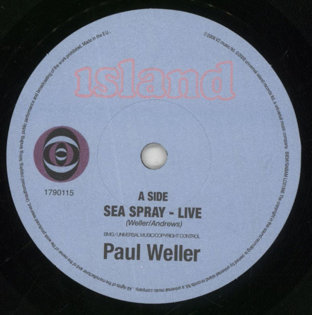 Paul Weller Sea Spray / 22 Dreams UK 7" vinyl single (7 inch record / 45) WEL07SE451864