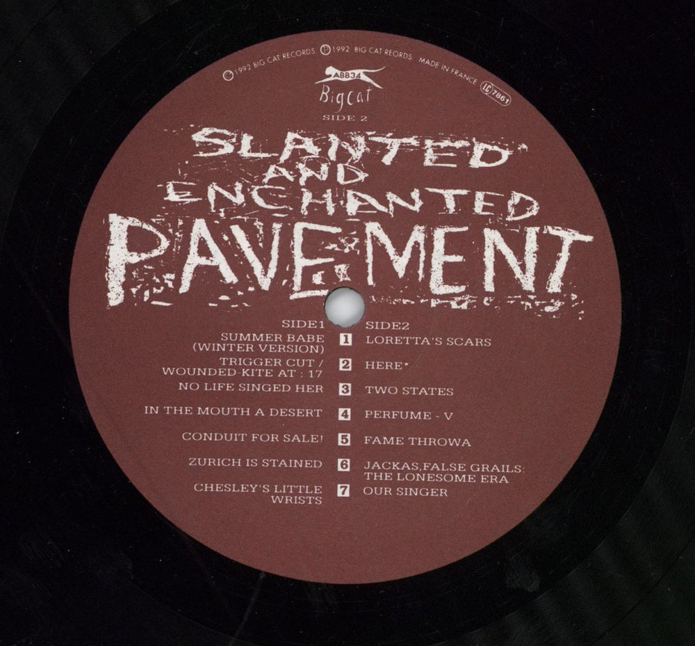 Pavement Slanted And Enchanted - EX UK vinyl LP album (LP record) PMTLPSL501049