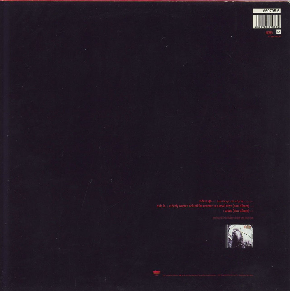 Pearl Jam Go UK 12" vinyl single (12 inch record / Maxi-single) 5099765979565