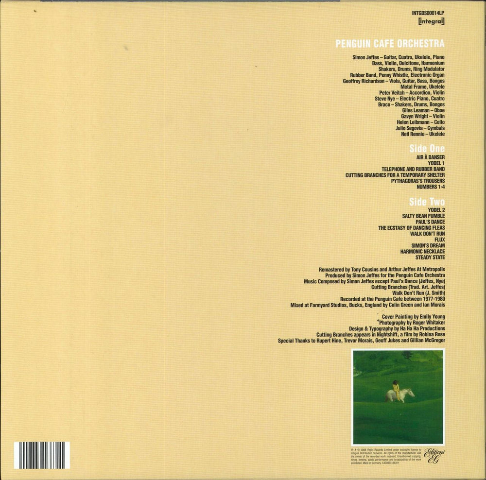 Penguin Cafe Orchestra Penguin Cafe Orchestra - Apricot Vinyl UK vinyl LP album (LP record) 5400863166311